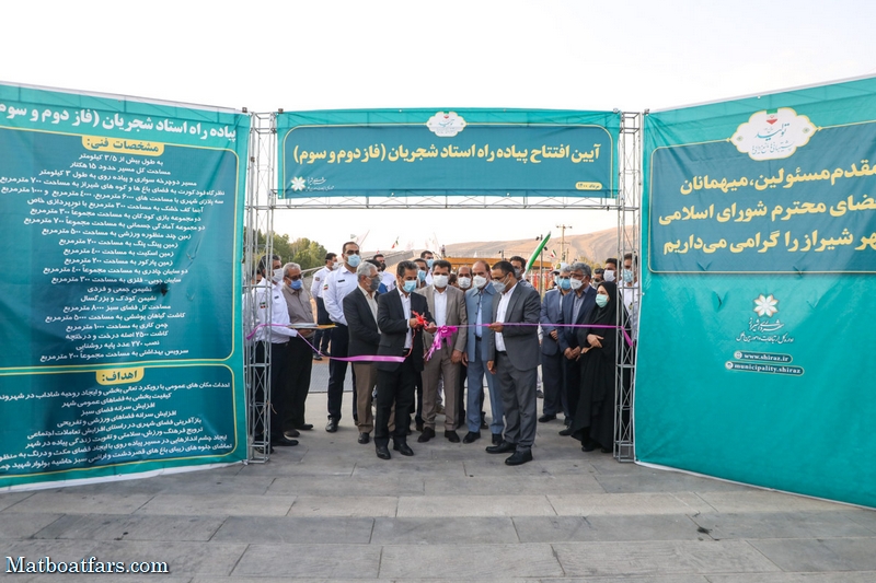 دو پروژه مهم در شهرداری منطقه 6 شیراز افتتاح شد