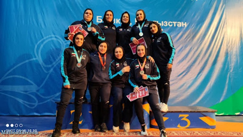 دختران کشتی‌گیر ایران برای اولین بار طلا گرفتند