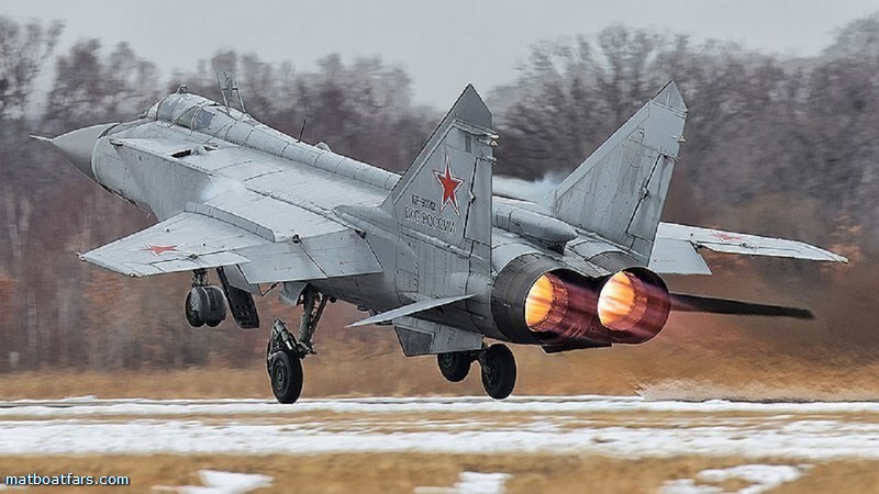 جنگنده میگ-۳۱ روسیه سقوط کرد