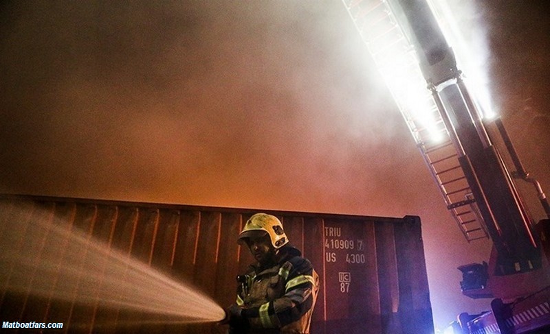 آتش‌سوزی در بیمارستان ممسنی فارس
