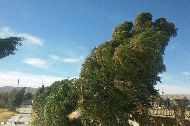 وزش باد شدید فردا فارس را در بر می‌گیرد؛ هشدار زرد هواشناسی