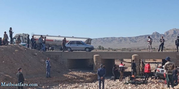 انحراف به چپ پراید، علت حادثه دلخراش جاده داراب فارس اعلام شد