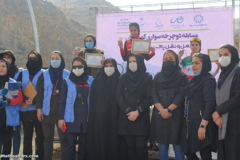 مسابقه استانی تایم تریل کوهستان ویژه بانوان در فارس برگزار شد